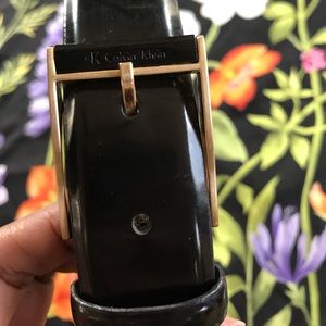 CK leather belt